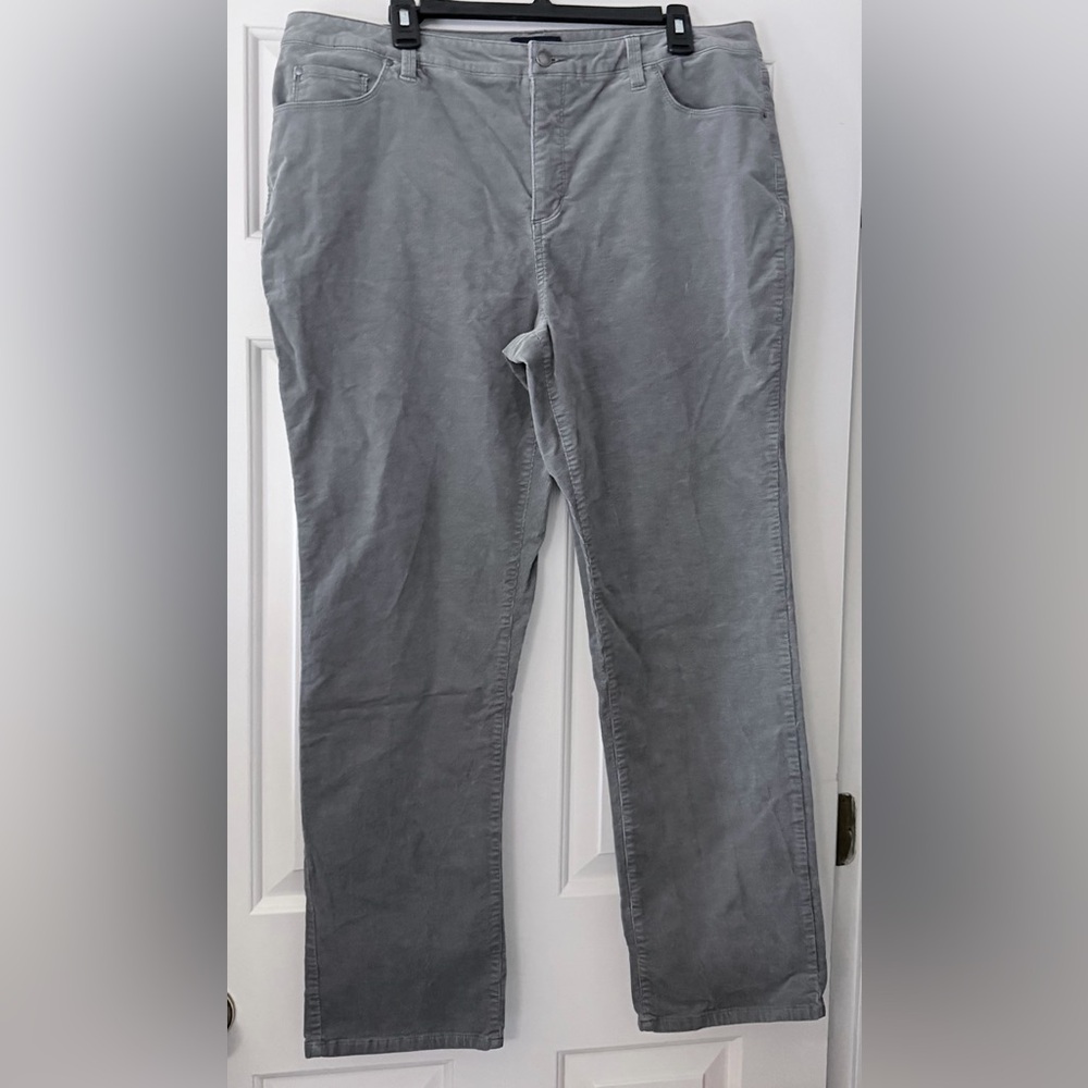 Gray Corduroy Pants, size 18